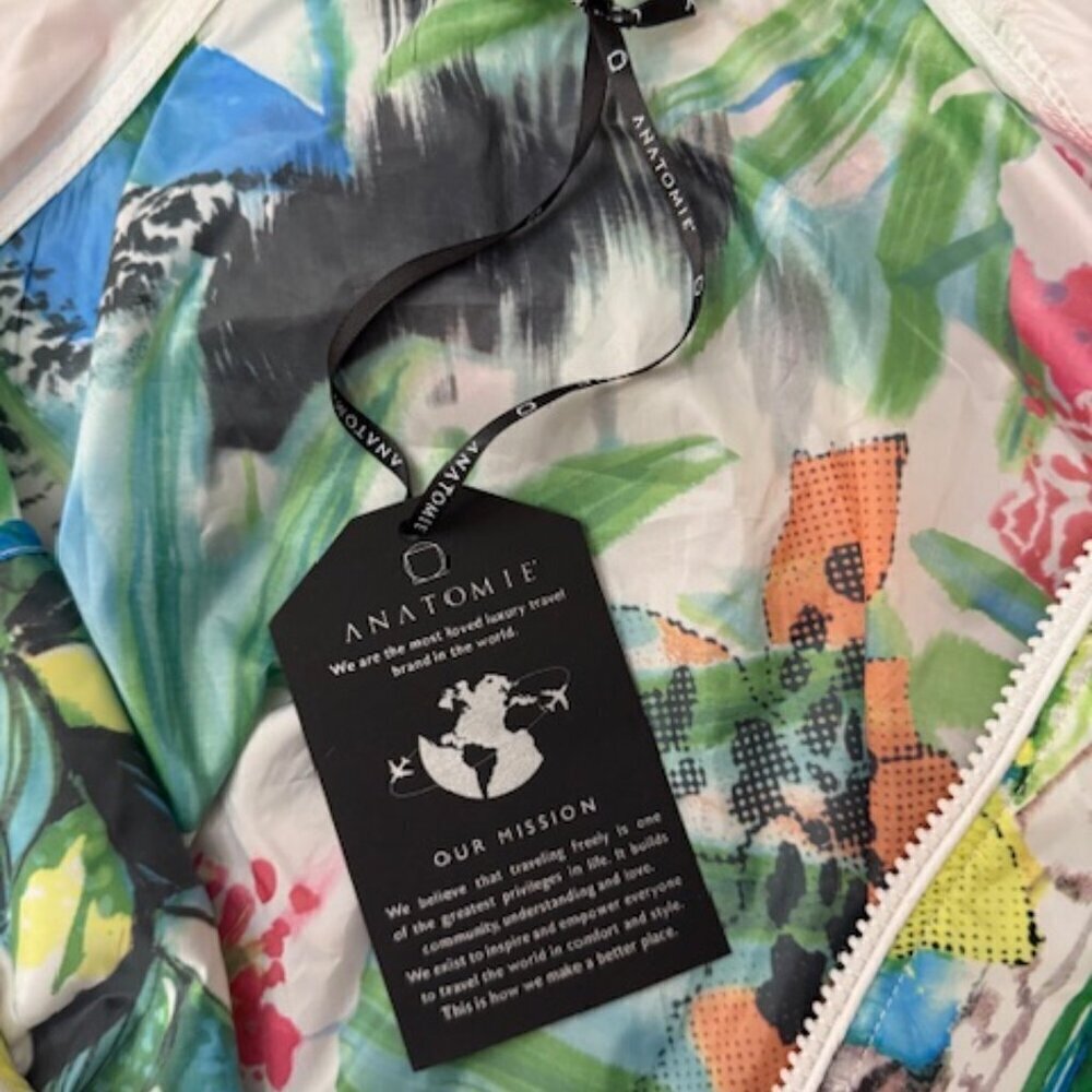 Anatomie August Botanical-Print Jacket w/ Hood Euphoric Floral Size XS - Picture 7 of 8